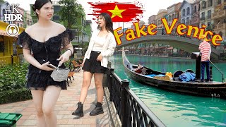 🔥 FAKE VENICE Walking Tour 🔥 Weekend Walking in VIETNAM🔥Relax With the City Immersive Sound 4K 🇻🇳