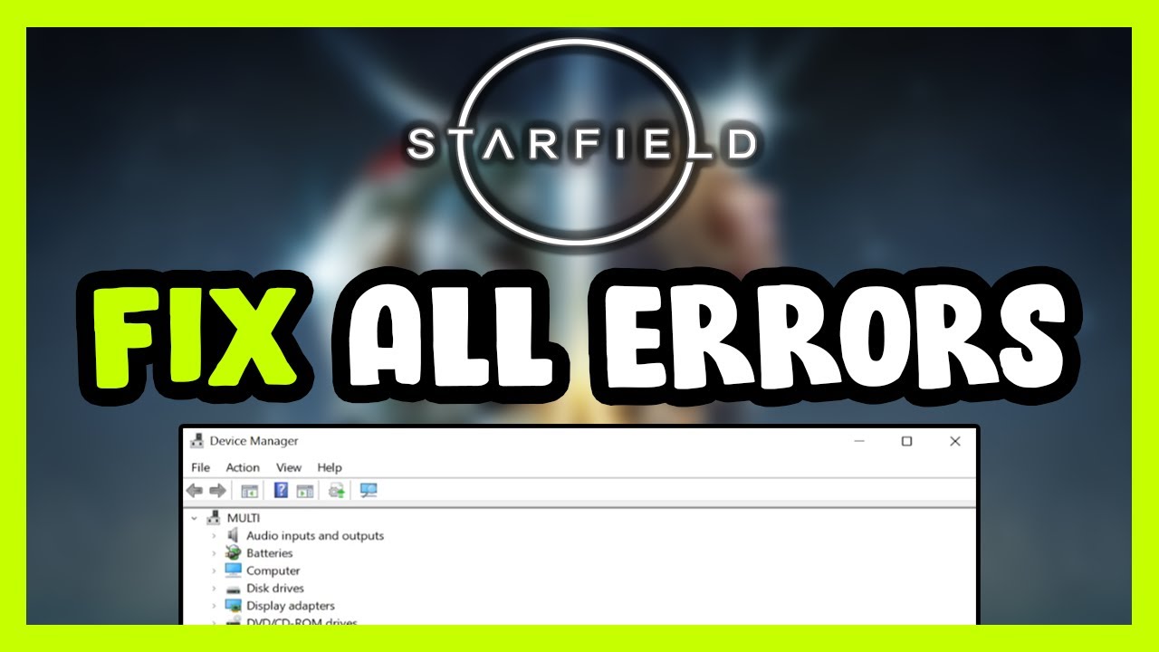 FIX Starfield Crashing, Freezing, Not Launching, Stuck & Black Screen
