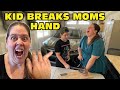 Kid Breaks Mom's Hand With A Hammer! - Emergency Room! [Original]