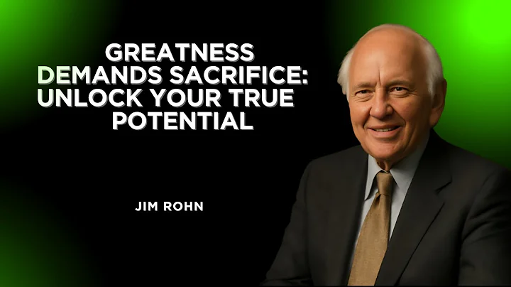 Greatness Demands Sacrifice: Unlock Your True Potential