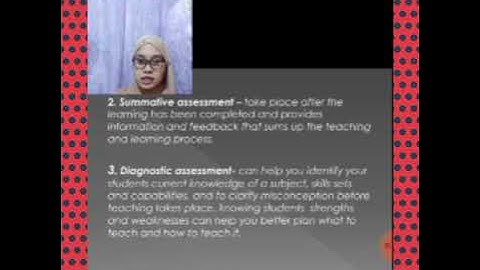 ICT and Assessment of Learning