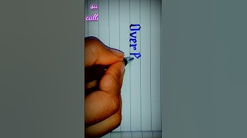 Over... Gothic  font #Calligraphia beautiful font #shorts #youtube_shorts