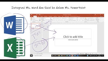 Integrasi Ms. Word dan Ms. Excel ke Ms. PowerPoint | INTEGRASI ANTAR APLIKASI OFFICE