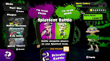 [Splatoon] 2/12/18 - Custom Splatfest Battles!