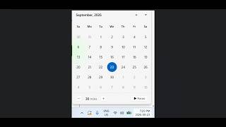 Fix Calendar Not Popping Up/Not Showing On Clicking Date & Time On Taskbar In Windows 11