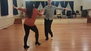 Full Forth class demo Cha Cha Cha  workshop demo by Werner Figar and Brianna Rocha of Sequim Ballroom  Update