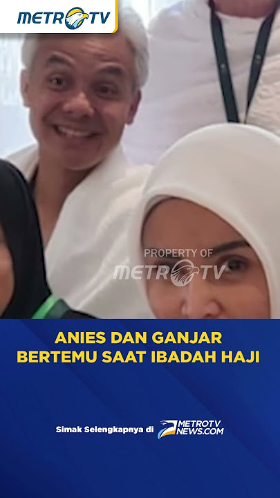 Momen Keakraban Anies dan Ganjar Di Tanah Suci