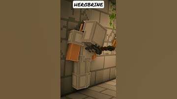minecraft but Herobrine guards  of portal#shorts #minecraft
