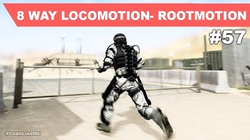 Unreal Third person Shooter #57 - 8 Way Locomotion with rootmotion