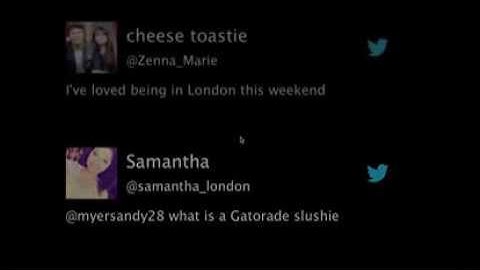 Live twitter feed for public screens