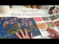 How I Develop Painting Ideas in My Sketchbook