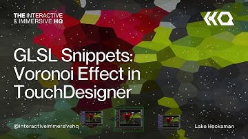 GLSL Snippets: Voronoi Effect in TouchDesigner - TouchDesigner Tutorial 192