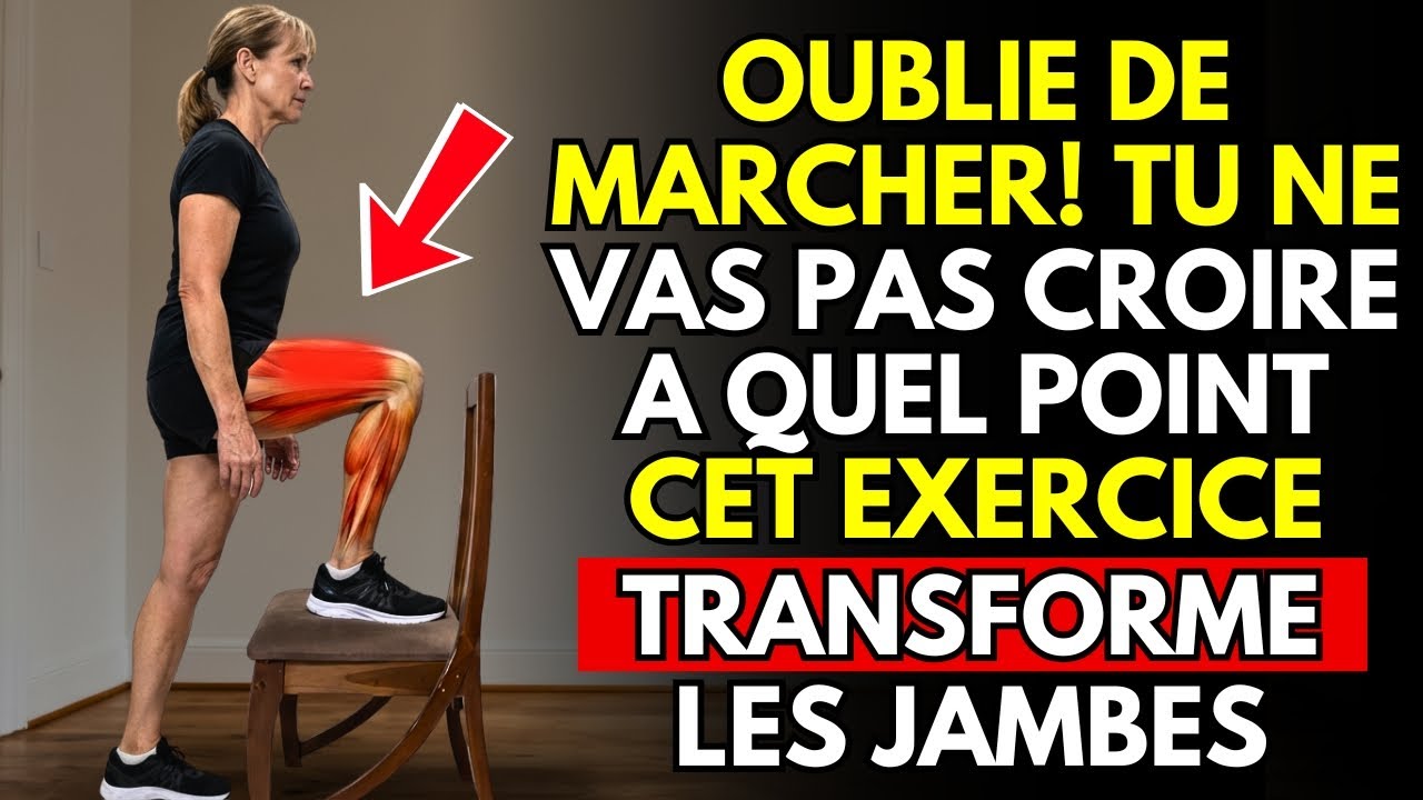 ¡OUBLIE DE MARCHER! Cet Exercice Est En Train De Redonner De La Force Aux Jambes Après 50 Ans