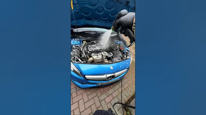 HOW TO clean your Engine Bay the RIGHT way! #asmr #satisfying #cleaning #detailing