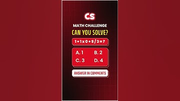 Can You Solve this Math Puzzle?  | Math Test 5 | IQ Test #mathgame #ytshorts #viralshorts #shorts