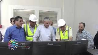 دوت مصر | رئيس شركة الوجه القبلي لإنتاج الكهرباء يتفقد سير العمل بمحطة غرب أسيوط
