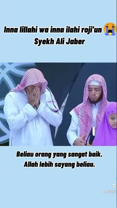 SUBHANALLAH !!! Syekh Ali Jaber mencium kaki seorang Hafidz Qur'an