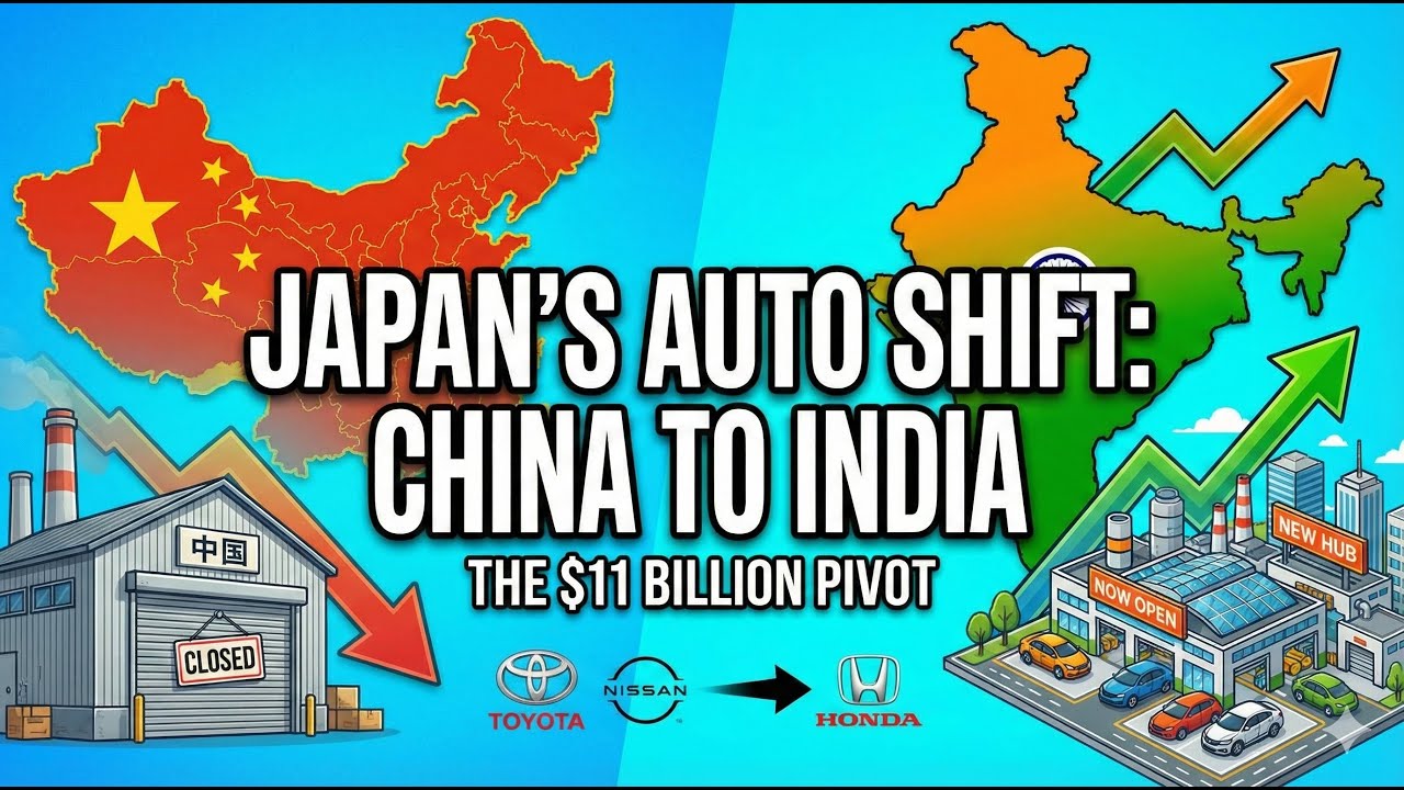 Why Japan is Abandoning China for India: The Auto Industry Crisis ...