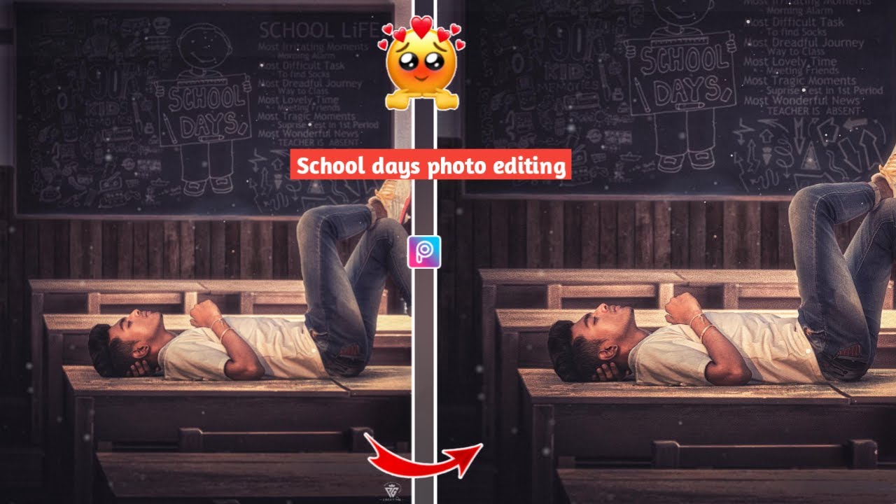 Pranav PG new school days photo editing | Pranavpg editing | Pranav PG Instagram viral photo editing