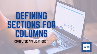 Defining Sections for Columns