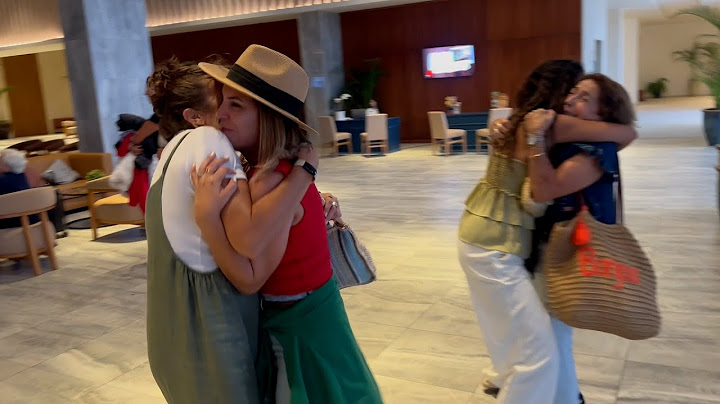 Coralita, Tahimi y Maka, así  fue el reencuentro con la familia de Cuba en Punta Cana.
