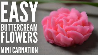 How to pipe carnation flowers - Easy buttercream carnation flower piping tutorial Wealth