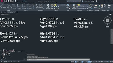 Elements of Mechanism L5 (Resolution and Composition Solution) using AutoCAD