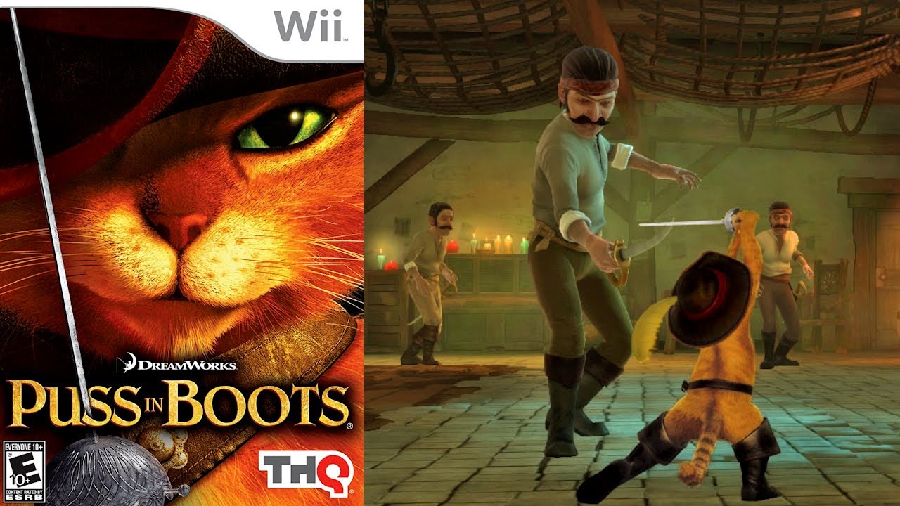 O Gato De Botas Jogo completo / Nintendo Wii 