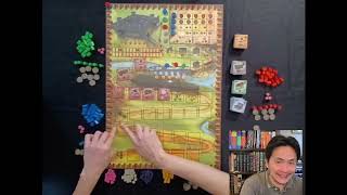 Set up & Play - Caylus (full board game rules teach)