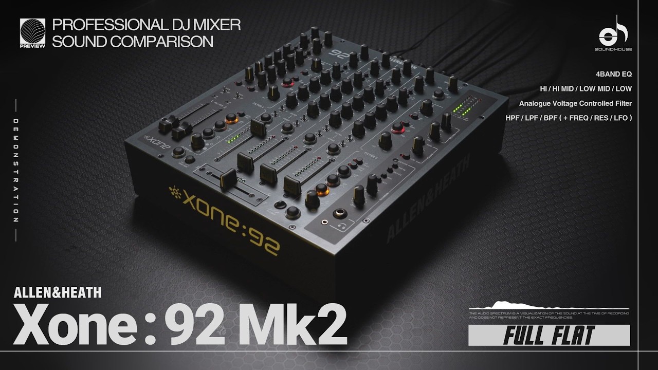 DJミキサー音質比較】ALLEN＆HEATH / Xone:92 Mk2 - YouTube