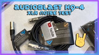Audioblast HQ-4 Star Quad XLR vs Standard Cables: Noise Test | CraftTested