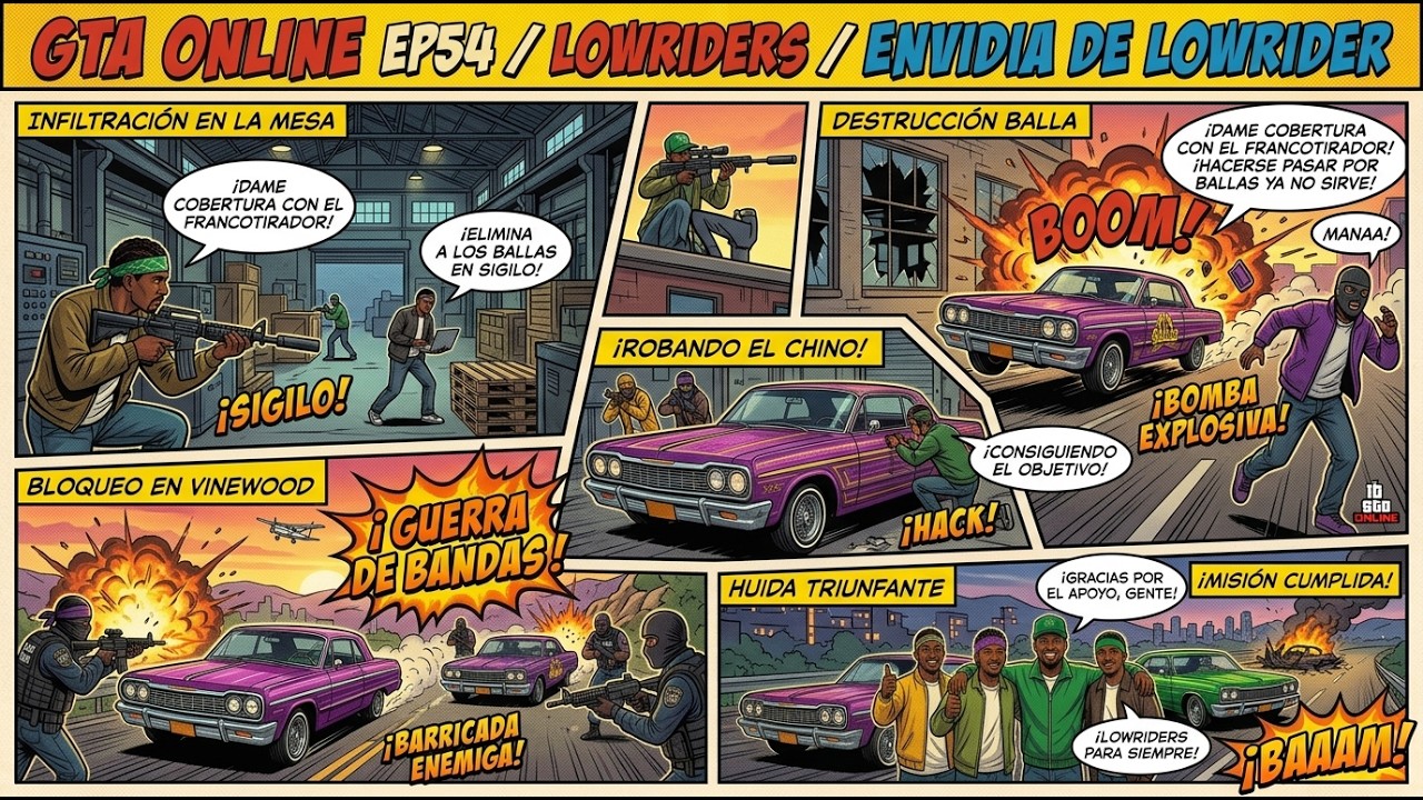 GTA Online: Lowriders - EP54 / Envidia de Lowrider [Español] - YouTube