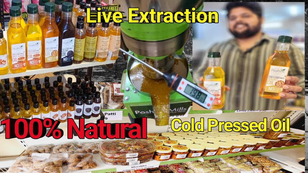 Pure & Natural! Original Cold Pressed Oil making Woodpress Oil Mill! Live Extraction! Honest Review!