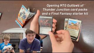 Outlaws of Thunder Junction Booster Packs and Final Fantasy Starter Kit | Magic the Gathering