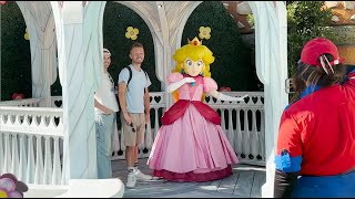 Love Hhn 2024 Princess Peach Meet And Greet Super Nintendo World Universal Studios Hollywood
