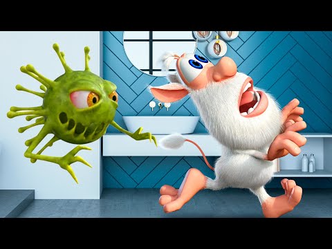 Видео: Буба - Чаще мойся – воды не бойся! Прочь микробов! - Мультфильм для детей