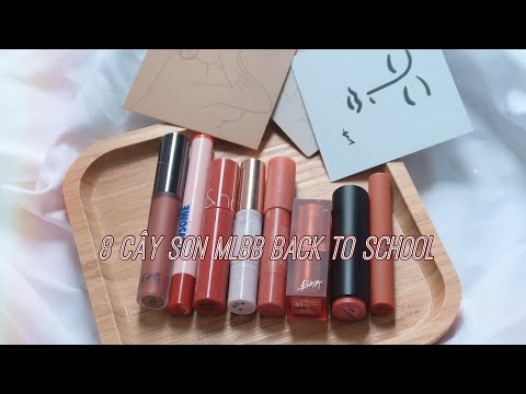 Video [GIVEAWAY] 8 CÂY SON MLBB BACK TO SCHOOL | BbiA,... - youtube