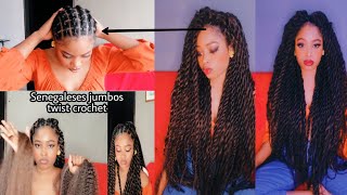 Senegaleses Jumbos Twist crochet