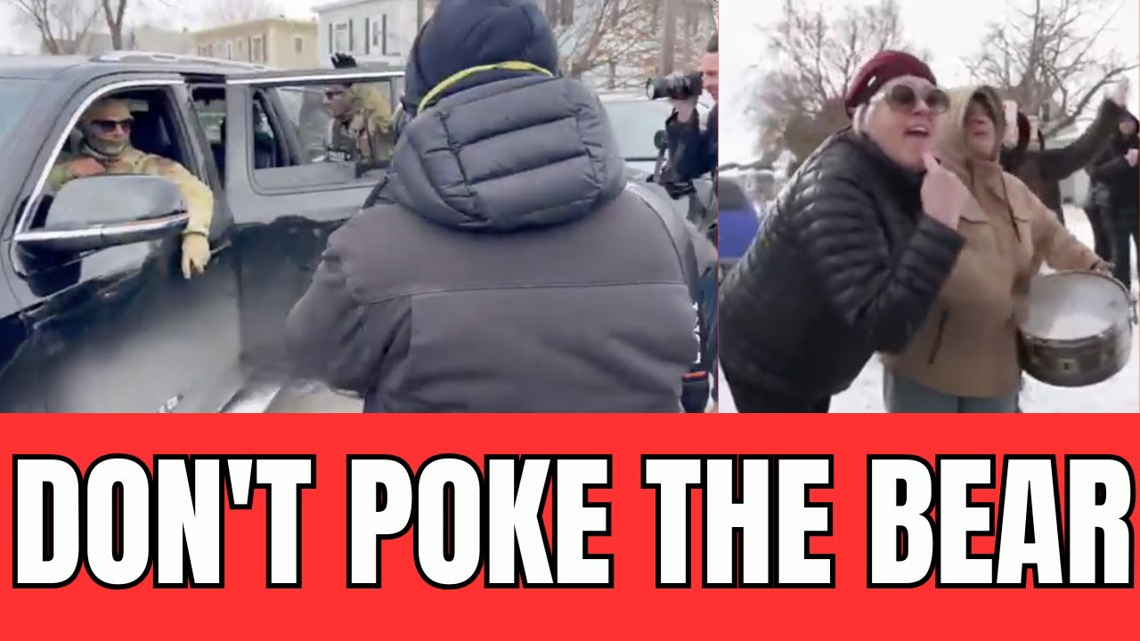 Little Drummer karen's Tries to Provoke ICE into a conflict