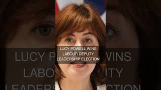 Lucy Powell wins Labour deputy leadership election