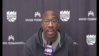 Sacramento Kings coach Mike Brown says 'it's all about FOX40 News'