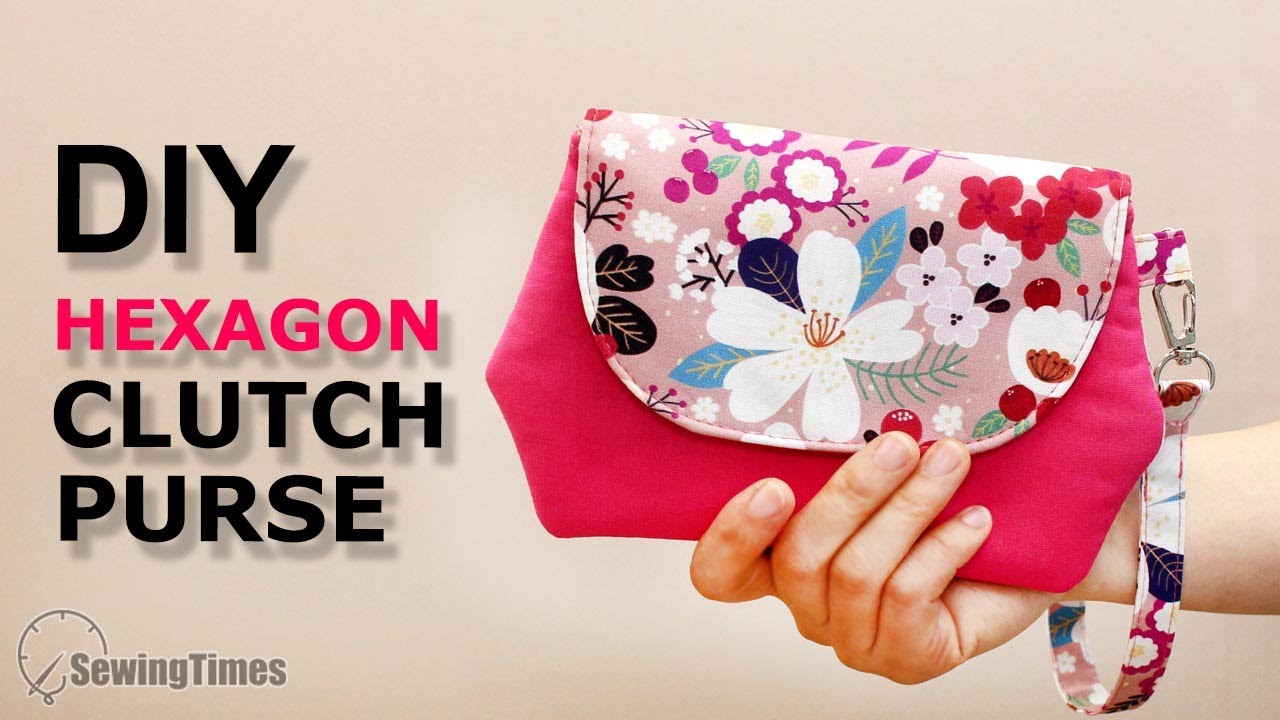 Kent Wristlet Clutch bag sewing pattern