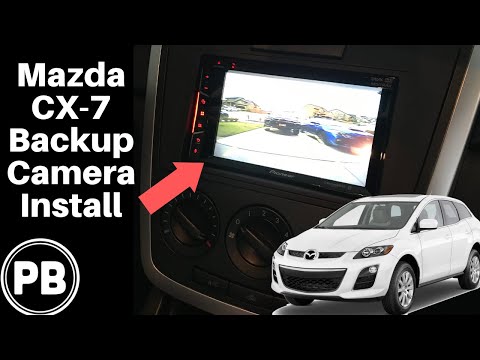 2007 - 2012 Mazda CX-7 Backup Camera Install