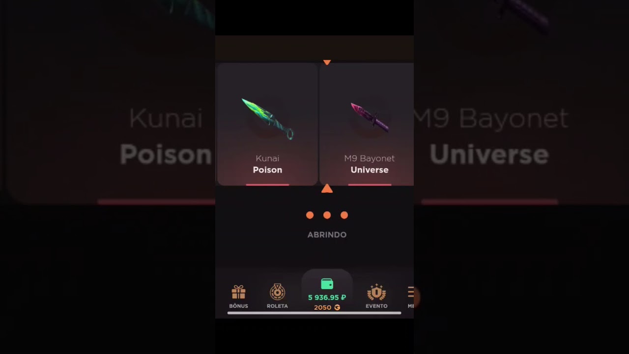 Ganhei uma faca de graça na GGstandoff 