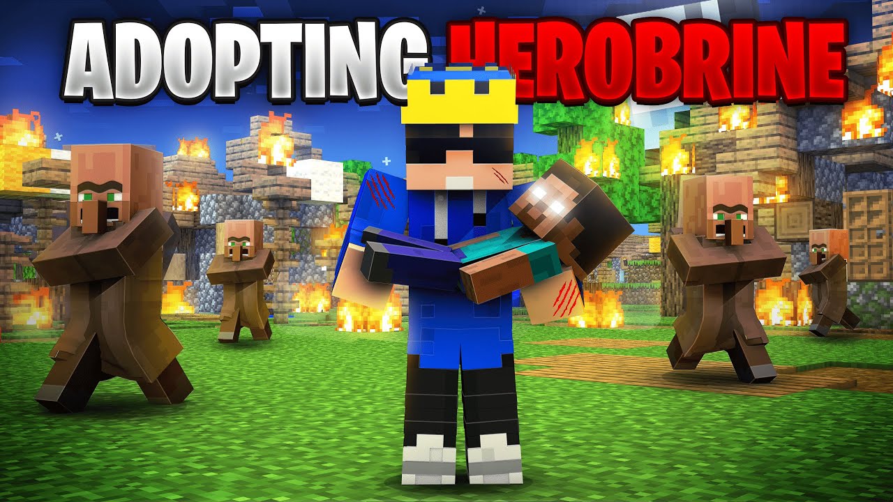 I Adopted BABY HEROBRINE In Minecraft!