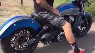 Dirty Bird Concepts Jumping The Indian Scout Race Tech Exhaust