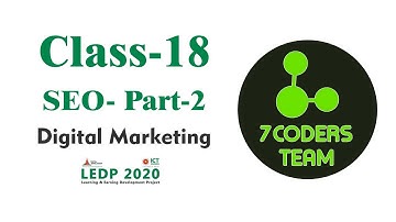 DIGITAL MARKETING | BANGLA TUTORIAL | CLASS - 18 | SEO Part-2