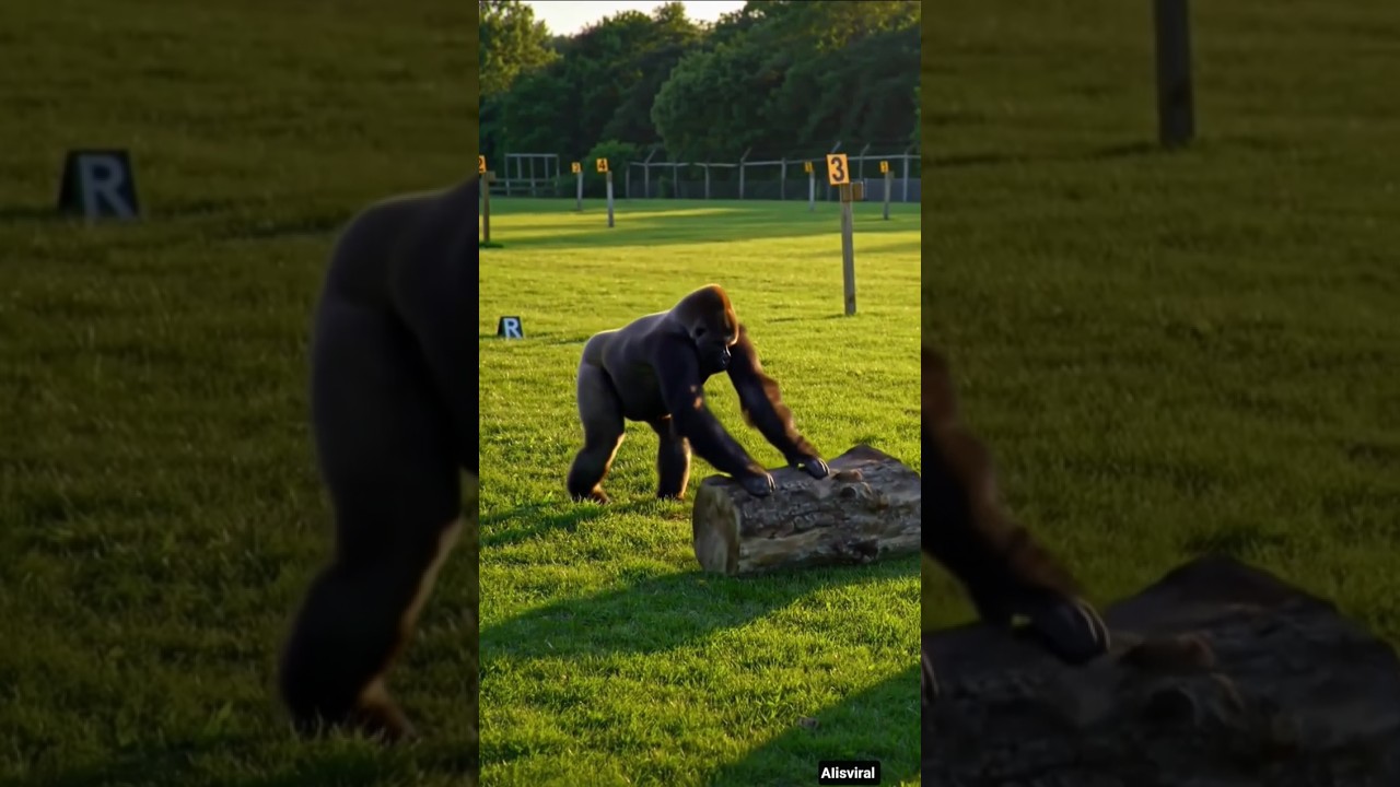 Gorilla Open Field Workout with Heavy Log 🪵 of Wood | Desperate to Beat 100 Men 