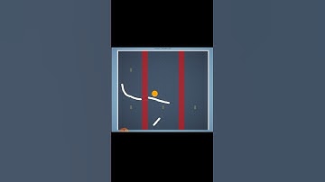 brain it on level 104 solution / make the ball touch the right wall #hard