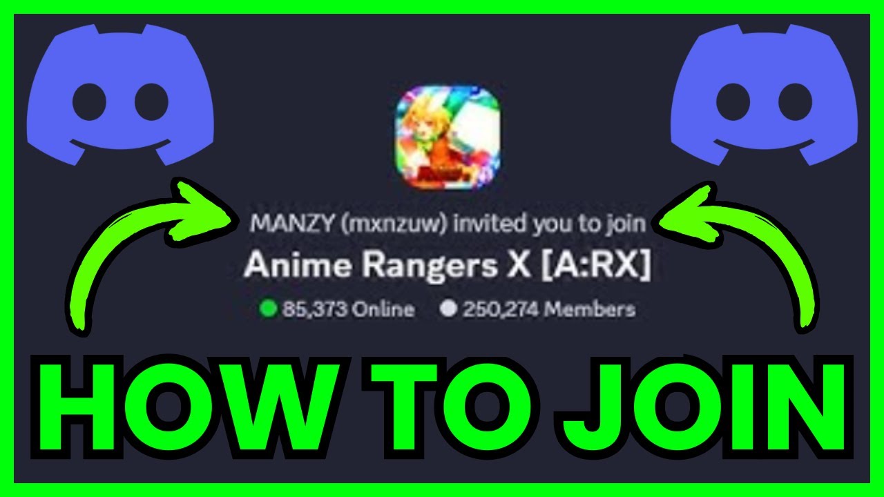 How To JOIN Anime Rangers X DISCORD SERVER Roblox (QUICK & EASY) 2025 ...